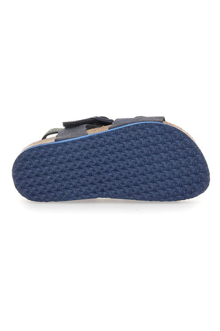 Pitt Kids Blaue Camouflage-Sandalen 14431