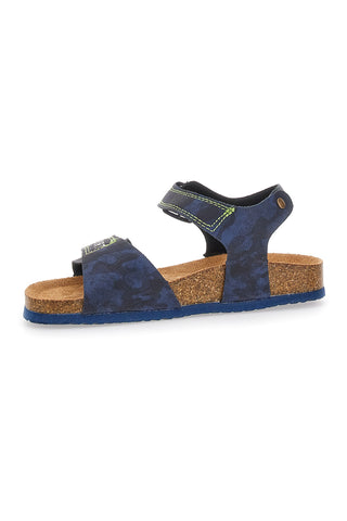 Sandali Blu Con Strappi In Velcro Pitt Kids 14431