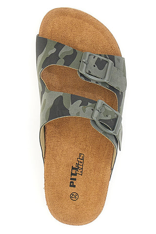 Pitt Kids Tarnhausschuhe mit verstellbaren Schnallen 41701