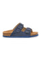 Pitt Kids blaue Hausschuhe mit verstellbaren Schnallen 41701