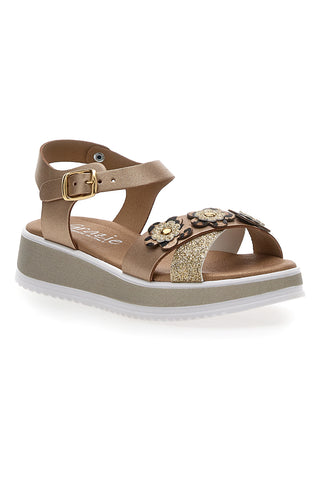 Goldene Sandalen mit Riemen Grazie Girl 11242053