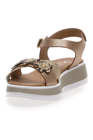 Goldene Sandalen mit Riemen Grazie Girl 11242053