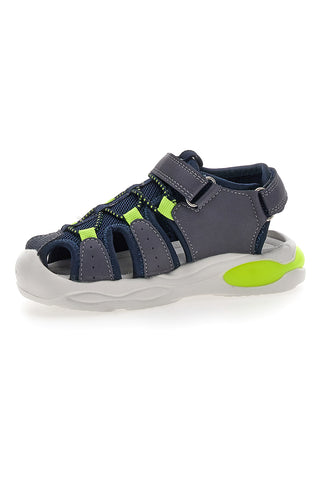 Blaue Sandalen mit Klettverschluss Pitt Kids 2205003