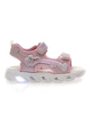 Rosa Sandalen mit Lichtern für Mädchen Pitt Kids 201161