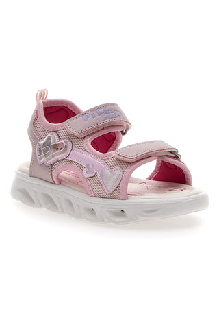 Rosa Sandalen mit Lichtern für Mädchen Pitt Kids 201161