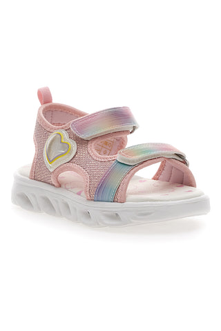 Sandali Rosa con Luci da Bimb* Pitt Kids 211425