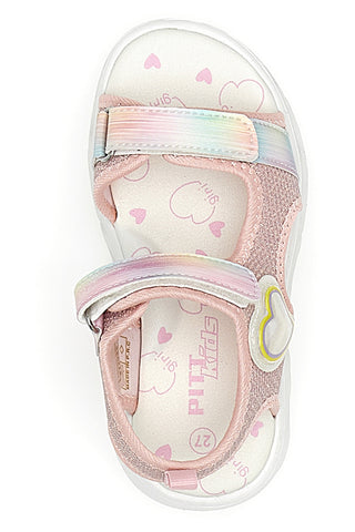 Rosa Sandalen mit Lichtern für Kinder* Pitt Kids 211425