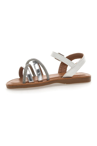 Sandali Bianchi con Cinturino Pitt Kids 392433