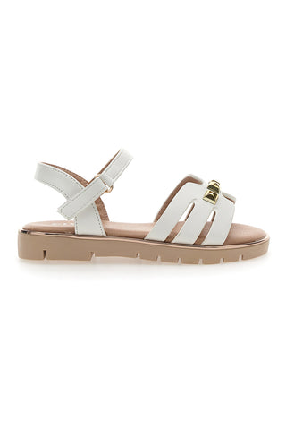 Pitt Kids goldene Nietensandalen 392427