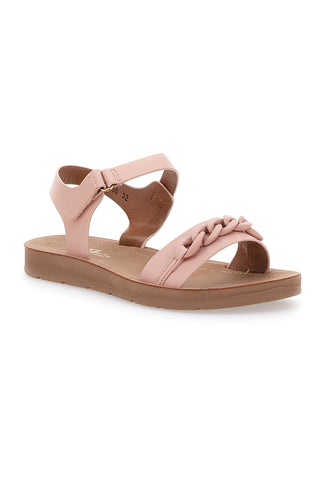 Sandalen mit rosa Riemen und Kette Pitt Kids 18150