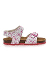 Sandali con Cuori Rosa e Bianchi Pitt Kids 45289