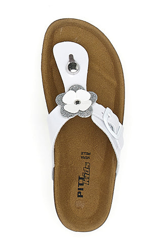 Weiße Flip-Flops Pitt Kids 45261