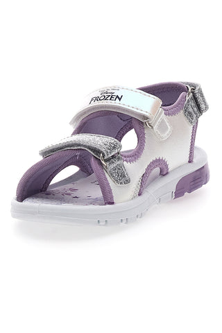 Lila und silberne Sandalen mit Rissen Disney Frozen 4310486