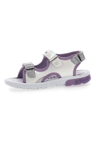 Lila und silberne Sandalen mit Rissen Disney Frozen 4310486