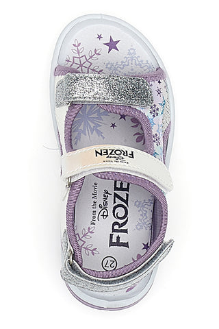 Lila und silberne Sandalen mit Rissen Disney Frozen 4310486
