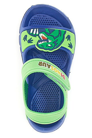 Sandali in Gomma Verdi e Blu Disney Dinosaur 8020049