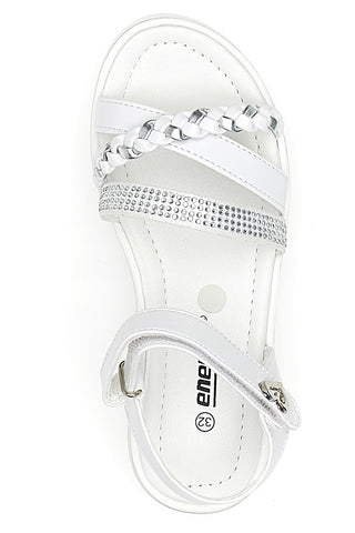 Sandali con Strass Bianchi Energy 532
