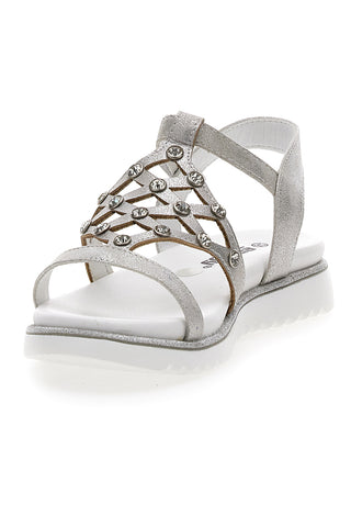 Sandali Argento Con Strass Energy 535