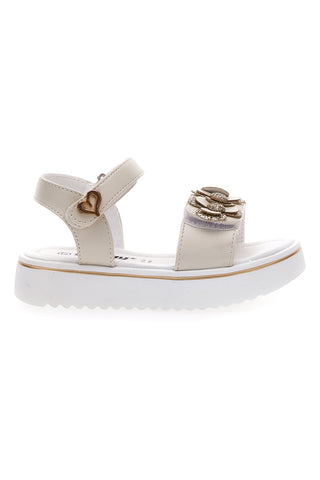 Sandali Argento Con Fiori 2FENERGY 538