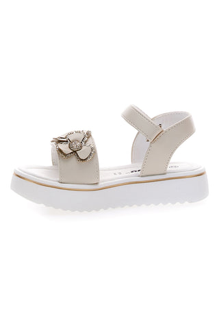 Sandali Argento Con Fiori 2FENERGY 538