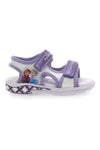 Sandali Viola Con Luci e Strappi in Velcro Frozen D11955M