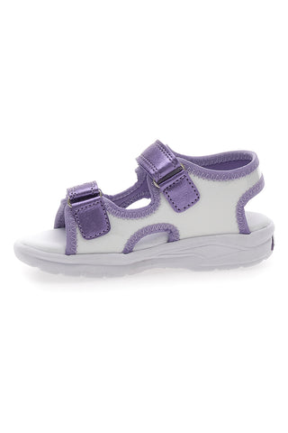 Sandali Viola Con Luci e Strappi in Velcro Frozen D11955M