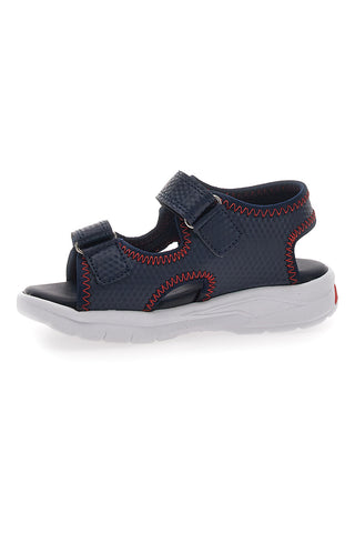 Blaue und rote Sandalen mit Lichtern und verstellbaren Riemen Spiderman M11953M