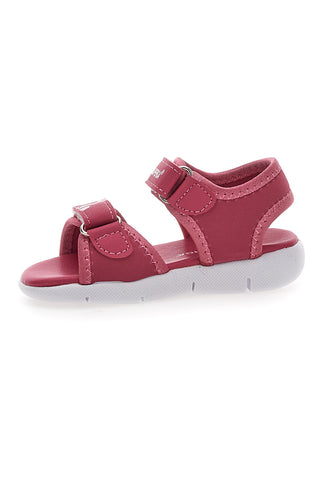 Rosa Sandalen mit Print und Klettverschluss Superga S63S820