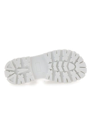 Weiße Sandalen mit Nieten und dicker Sohle Laura Biagiotti 90219488