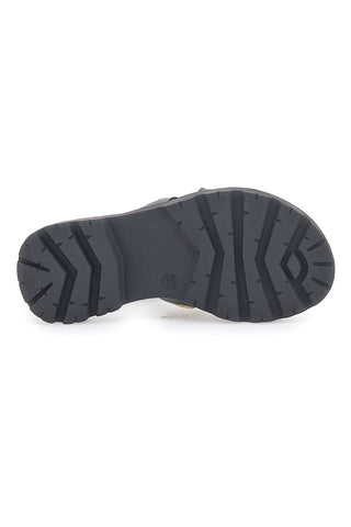 Schwarze Sandalen mit Nietenkette Laura Biagiotti AG1728616311
