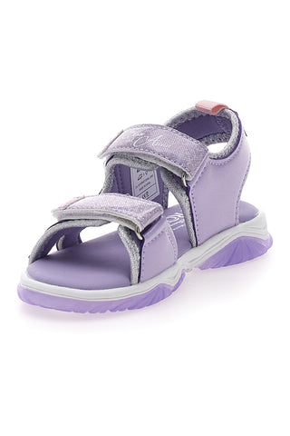 Lila Sandalen mit Lichtern und Frozen-Print 19FII3G01LA