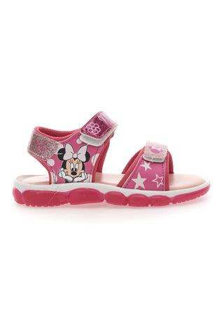 Rosa Sandalen mit Lichtern und Minnie Mouse-Aufdruck 17MN3N08L