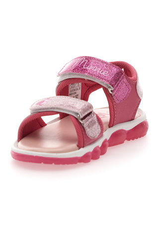 Sandali rosa con luci e stampa Minnie Mouse 17MN3N08L