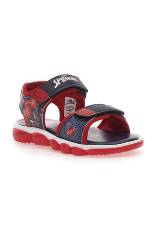 Rote Sandalen mit Lichtern und Spider-Man-Aufdruck 19SP3N02LA