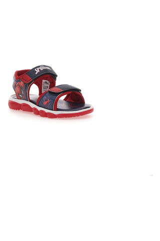 Rote Sandalen mit Lichtern und Spider-Man-Aufdruck 19SP3N02LA
