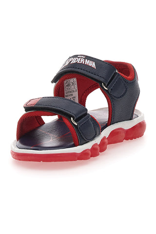 Rote Sandalen mit Lichtern und Spider-Man-Aufdruck 19SP3N02LA