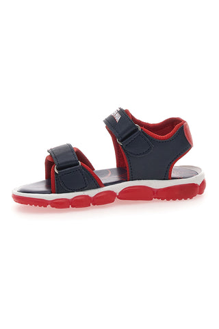 Rote Sandalen mit Lichtern und Spider-Man-Aufdruck 19SP3N02LA