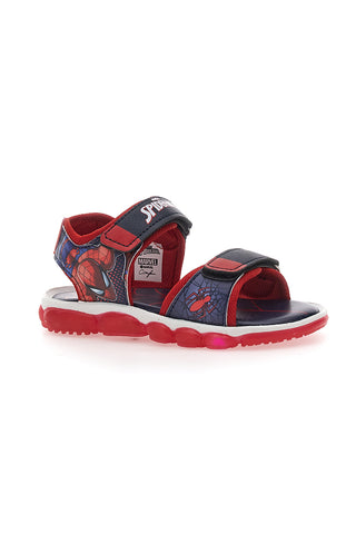 Rote Sandalen mit Lichtern und Spider-Man-Aufdruck 19SP3N02LA