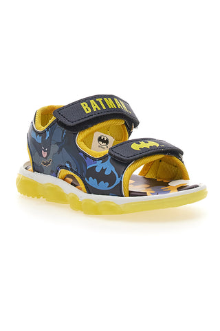 Schwarz-gelbe Sandalen mit Batman-Logo und Klettverschluss BATMAN 19BM3N01LA