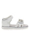 Sandali Bianchi Con Strappo in Velcro Grazie 200C355