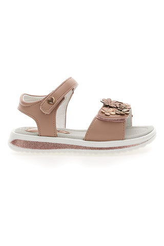 Rosa Sandalen mit Blumen Danke Mädchen 218348