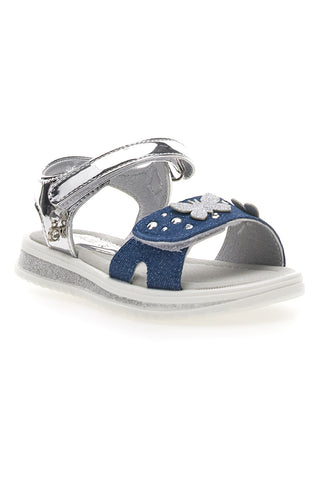 Sandalen mit Schmetterlingen und blauen Anhängern Thank you girl 218349