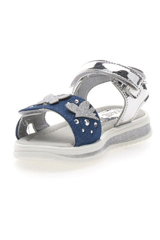 Sandalen mit Schmetterlingen und blauen Anhängern Thank you girl 218349