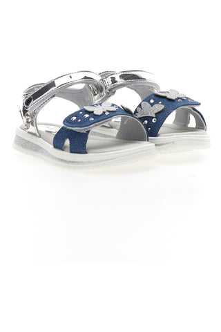 Sandalen mit Schmetterlingen und blauen Anhängern Thank you girl 218349