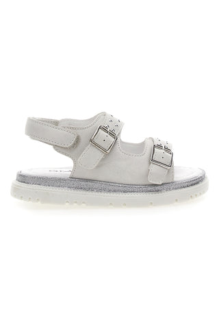 Weiße Sandalen mit Nieten GRAZIE GIRL 229376