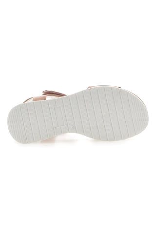 Rosa Sandalen mit Blumen und Klettverschluss GRAZIE GIRL 283348