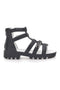Sandali Neri Con Cerniera Grazie 14355