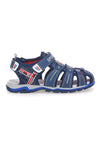 Pitt Kids 14116 Blaue Fischersandalen mit Klettverschluss
