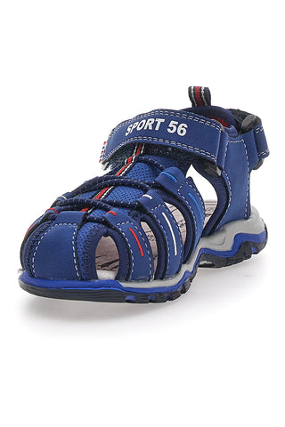 Pitt Kids 14370 Blaue Fischersandalen mit Klettverschluss