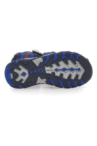 Pitt Kids 14370 Blaue Fischersandalen mit Klettverschluss